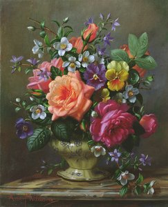 Rosen und Stiefmütterchen
