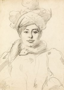 Frau mit Hut, um 1905 von Albert de Belleroche
