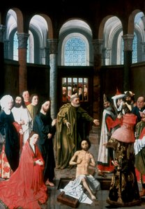 Die Auferweckung des Lazarus, Mitte 15. Jahrhundert