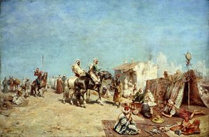 Ein arabisches Lager von Alberto Pasini
