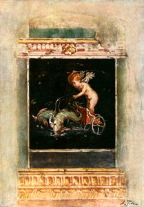 Dekoratives Wandbild aus dem Haus der Vettii von Alberto Pisa