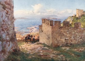 Trapani und die Ägadischen Inseln vom Schloss Monte San Giuliano von Alberto Pisa