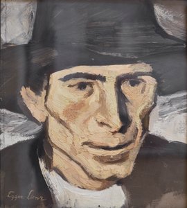 Kopf eines Bauern von Albin Egger Lienz
