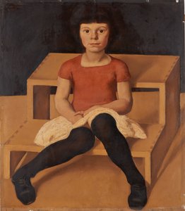 Ila, die jüngere Tochter des Künstlers, 1920 von Albin Egger Lienz