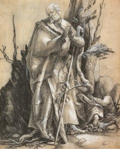 Bärtiger Heiliger im Wald, ca. 1516 von Albrecht Dürer