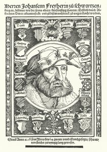 Johann von Schwarzenberg, deutscher Moralist, Dichter und Reformator von Albrecht (after) Durer or Duerer