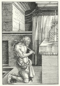 König David in Buße