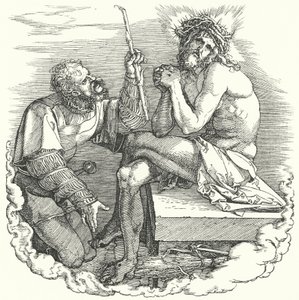 Titelseite aus Die Große Passion von Albrecht Dürer, Darstellung der letzten Tage Christi auf Erden (Gravur)