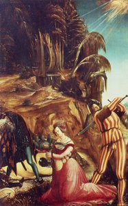 00228 Enthauptung der Heiligen Katharina, ca. 1505-10 von Albrecht Altdorfer