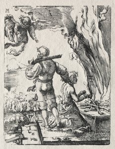 Abrahams Opfer, um 1520