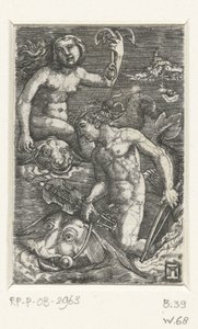 Arion und eine Nereide von Albrecht Altdorfer