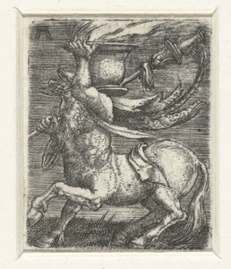 Zentaur trägt einen Topf mit Feuer von Albrecht Altdorfer