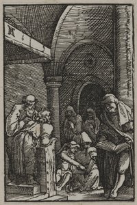 Christus unter den Doktoren, ca. 1515 von Albrecht Altdorfer