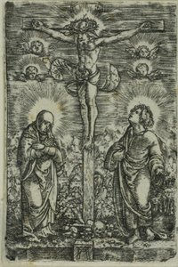Christus am Kreuz (Die kleine Kreuzigung) von Albrecht Altdorfer