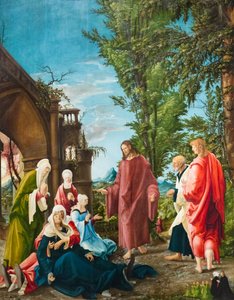 Christus verabschiedet sich von seiner Mutter, um 1520 von Albrecht Altdorfer