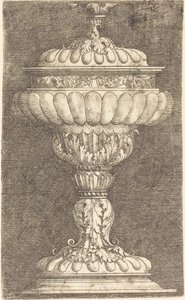 Bedeckter Kelch mit geflügelter Kugel von Albrecht Altdorfer