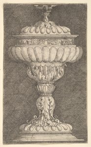 Bedeckter Kelch mit geflügelter Kugel oben von Albrecht Altdorfer