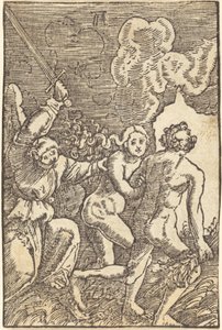 Vertreibung aus dem Paradies von Albrecht Altdorfer