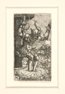 Horatius Cocles springt in den Tiber von Albrecht Altdorfer