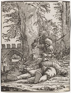 Jael tötet Sisera, ca. 1523 von Albrecht Altdorfer