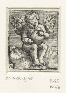 Putto mit einer Kugel von Albrecht Altdorfer