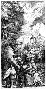 Ruhe auf der Flucht nach Ägypten, ca. 1515-1519, 1849