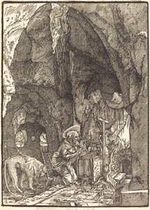 Der heilige Hieronymus in einer Höhle von Albrecht Altdorfer