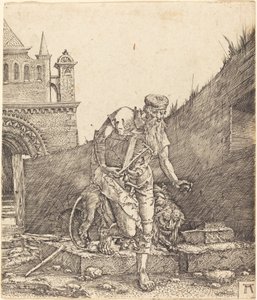 Der heilige Hieronymus in einem Hof von Albrecht Altdorfer