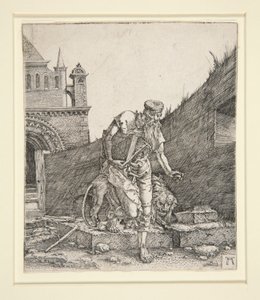 Der heilige Hieronymus an einer Mauer von Albrecht Altdorfer