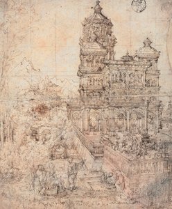 Susanna im Bad - Zeichnung von Albrecht Altdorfer (um 1480-1538) von Albrecht Altdorfer