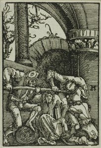 Die Krönung mit Dornen, aus Der Fall und die Erlösung des Menschen von Albrecht Altdorfer