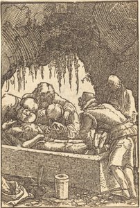 Die Grablegung von Albrecht Altdorfer