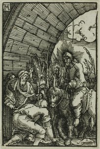 Der Einzug in Jerusalem, aus Der Fall und die Erlösung des Menschen