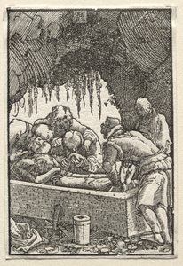 Der Fall und die Erlösung des Menschen: Beerdigung Christi, ca. 1515