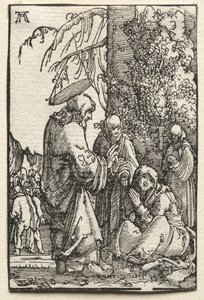 Der Fall und die Erlösung des Menschen: Christus verabschiedet sich von seiner Mutter vor der Passion, ca. 1515
