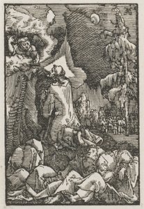 Der Fall und die Erlösung des Menschen: Christus am Ölberg, um 1515 von Albrecht Altdorfer
