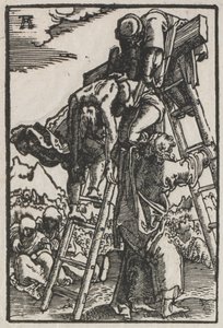 Der Fall und die Erlösung des Menschen: Kreuzabnahme von Albrecht Altdorfer