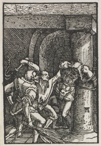 Der Fall und die Erlösung des Menschen: Geißelung Christi von Albrecht Altdorfer