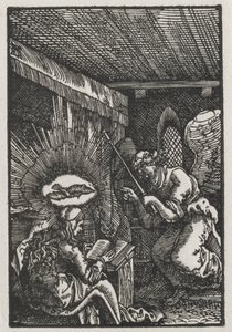 Der Fall und die Erlösung des Menschen: Die Verkündigung von Albrecht Altdorfer