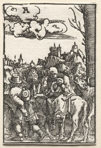 Der Fall und die Erlösung des Menschen: Die Flucht nach Ägypten, ca. 1515