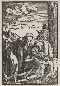 Der Fall und die Erlösung des Menschen: Die Klage unter dem Kreuz, um 1515