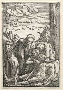 Der Fall und die Erlösung des Menschen: Die Klage unter dem Kreuz, ca. 1515