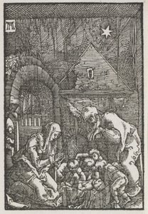 Der Fall und die Erlösung des Menschen: Die Geburt Christi von Albrecht Altdorfer