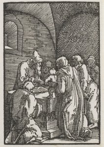 Der Fall und die Erlösung des Menschen: Die Darstellung Christi im Tempel von Albrecht Altdorfer