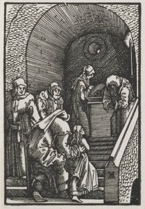 Der Fall und die Erlösung des Menschen: Die Darstellung der Jungfrau im Tempel, 1515