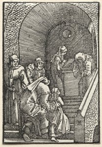 Der Fall und die Erlösung des Menschen: Die Darstellung der Jungfrau im Tempel, 1515