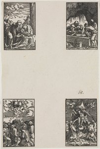 Der Fall und die Erlösung des Menschen, um 1515 von Albrecht Altdorfer