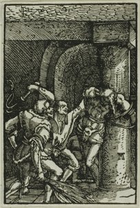 Die Geißelung, aus Der Fall und die Erlösung des Menschen von Albrecht Altdorfer