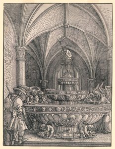 Die Heilige Familie auf der Flucht nach Ägypten von Albrecht Altdorfer