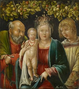 Die Heilige Familie mit dem heiligen Agapitus, 1515 von Albrecht Altdorfer